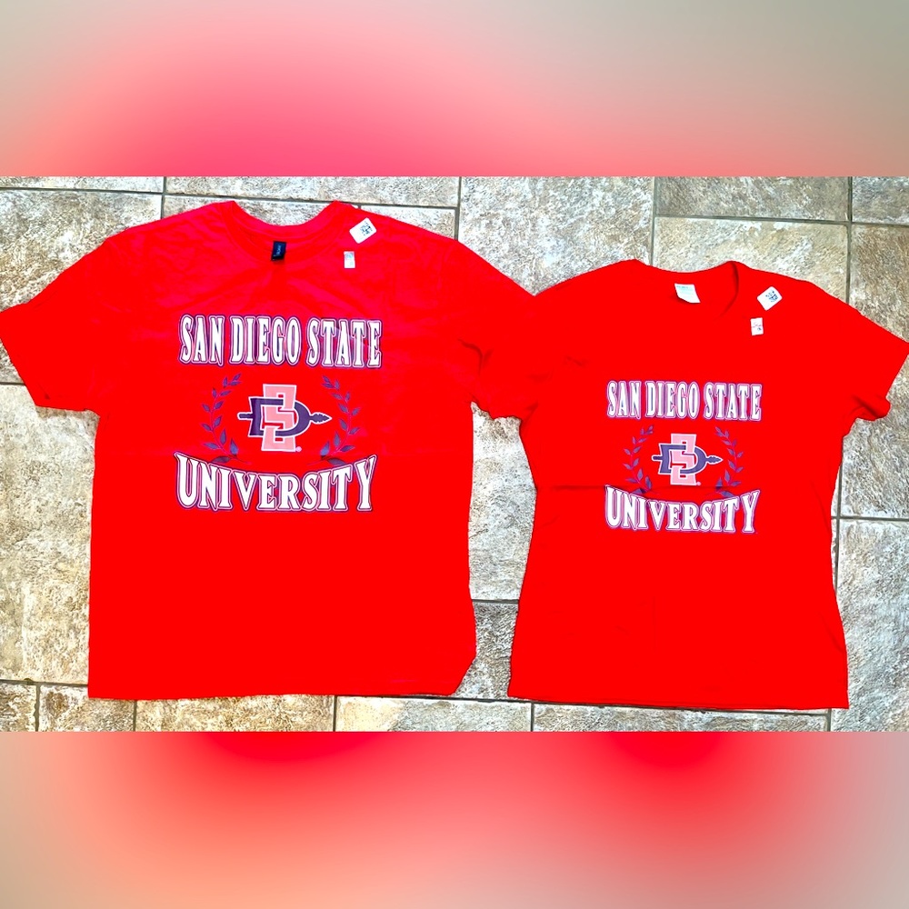 2 - San Diego State University Aztecs
SDSU Red T Shirts Men’s XL Women’s L NWT